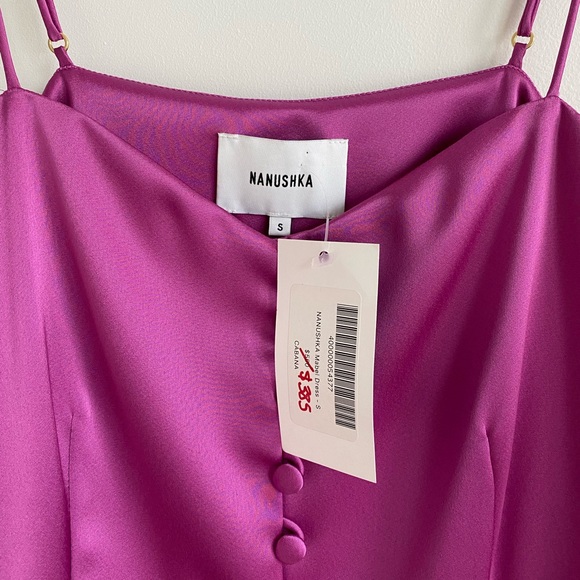 NWT Nanuska satin mini dress - Picture 5 of 7